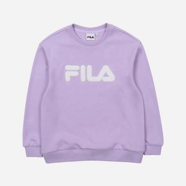 Fila Mikiny Detske Nachový - Stella Crew Neck L/S Vypredaj - Slovakia 10486-MXPQ